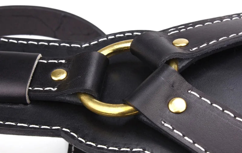 Real Leather Large Dog Harness Vest Walking Training big Dog Harnesses Adjustable Strap for German Shepherd Labrador Husky Dogs