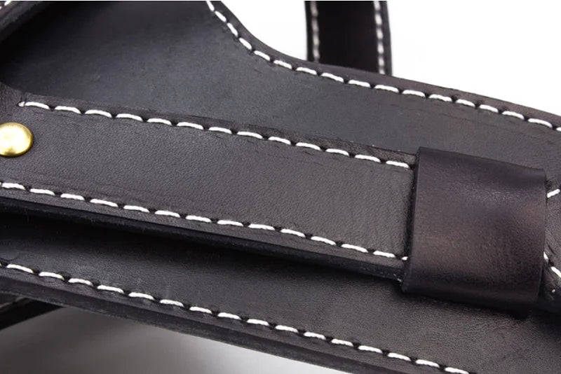 Real Leather Large Dog Harness Vest Walking Training big Dog Harnesses Adjustable Strap for German Shepherd Labrador Husky Dogs