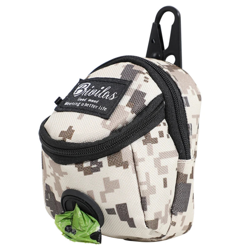 Pet Dog Treat Pouch Portable Multifunction Dog Training Bag Outdoor Travel Dog Poop Bag Dispenser Durable Pet Accessories