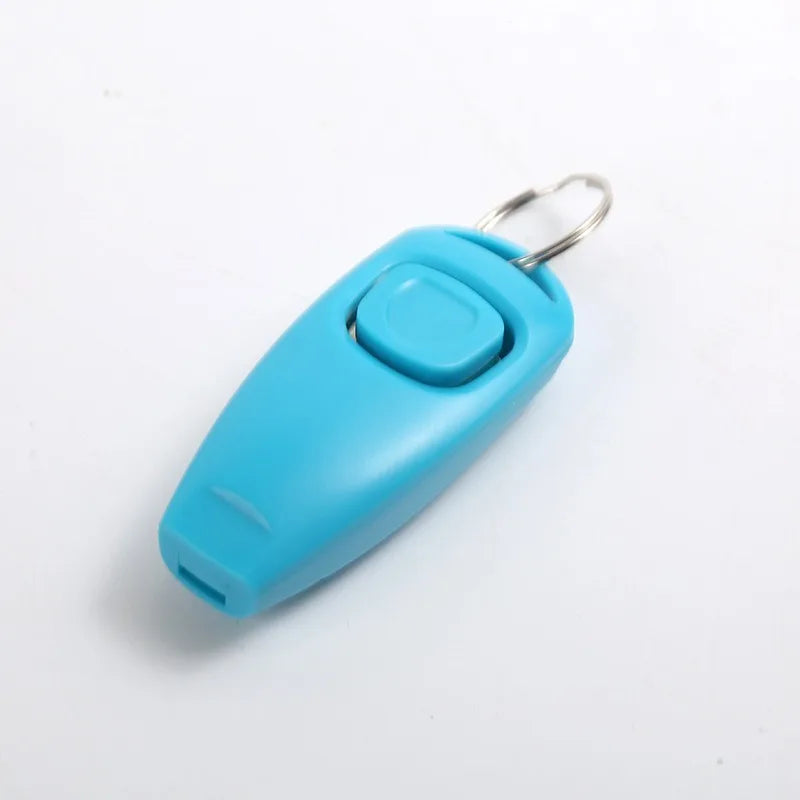 Pet Dog Training Clicker Whistle 2 in 1 with Wrist Strap Puppy Recall Obedience Tool for Outdoor Walking Command Training Signal