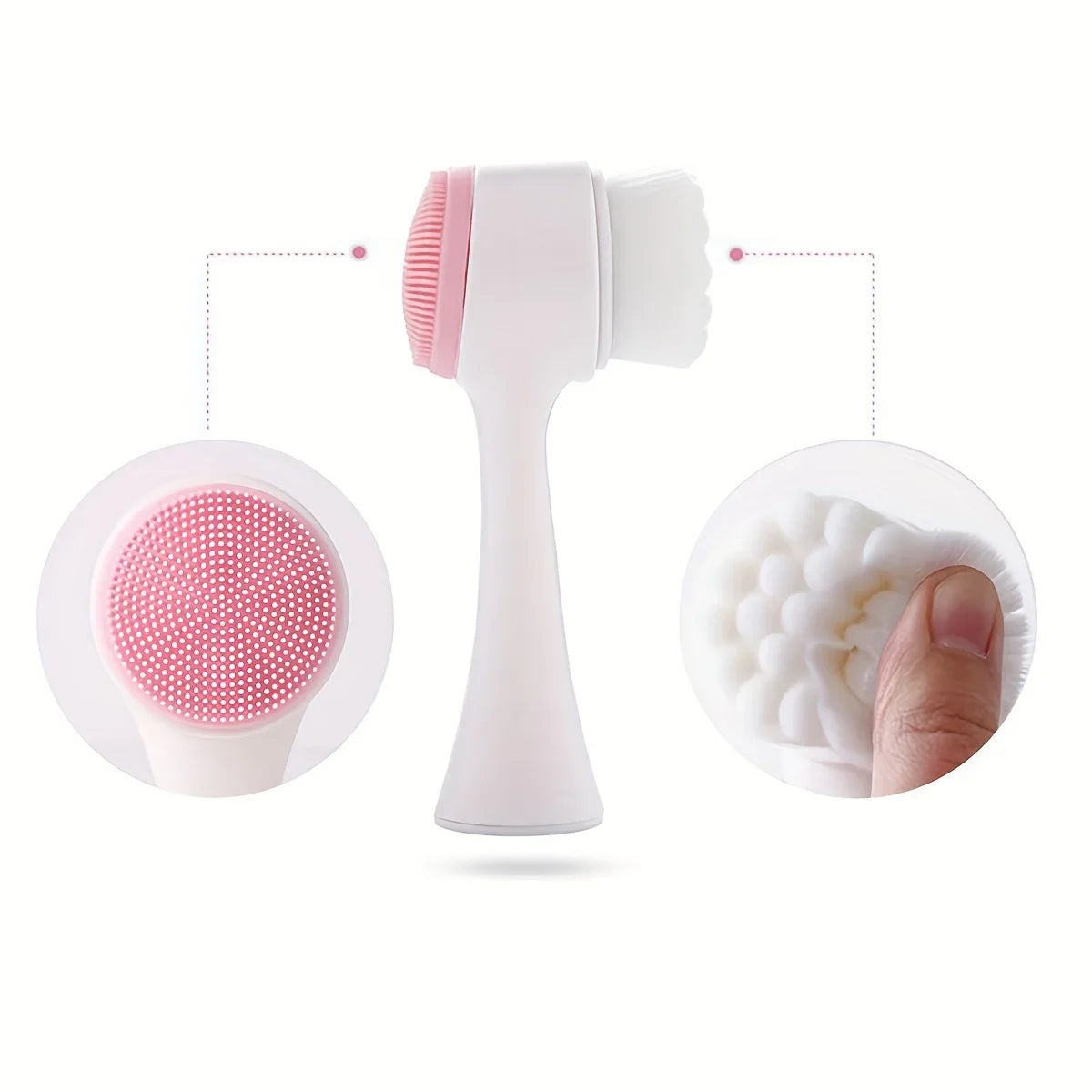 1pc- Silicone Pet Paw Cleaner & Massage Brush Dual Sided Dog Grooming Tool For Healthy Coats And Claws Pet Cleaning Tools