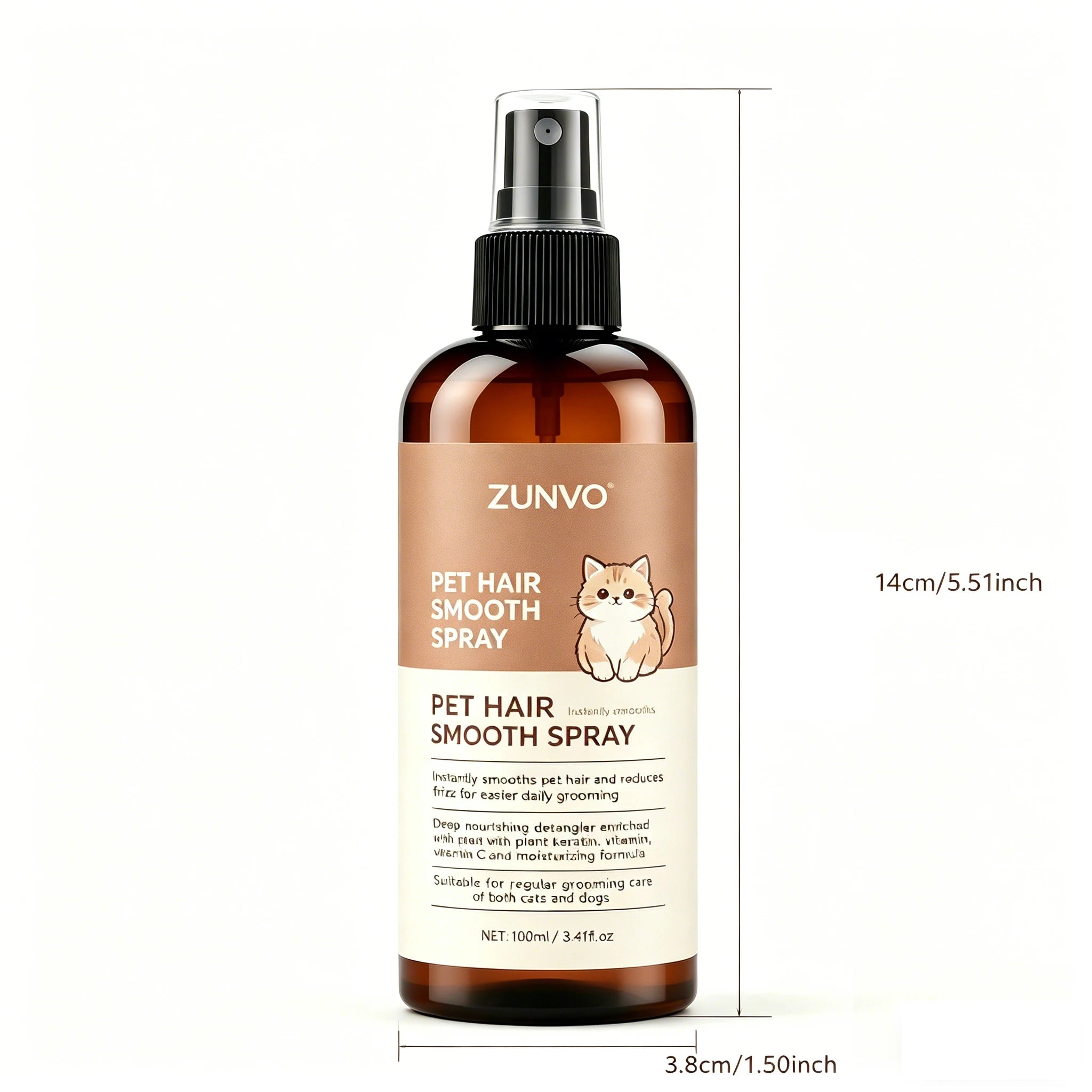 No-Rinse Dry Shampoo For Dogs & Cats, Water-Free Formula For Convenient Pet Cleaning