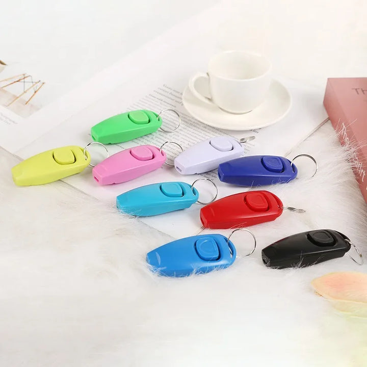 Pet Dog Training Clicker Whistle 2 in 1 with Wrist Strap Puppy Recall Obedience Tool for Outdoor Walking Command Training Signal