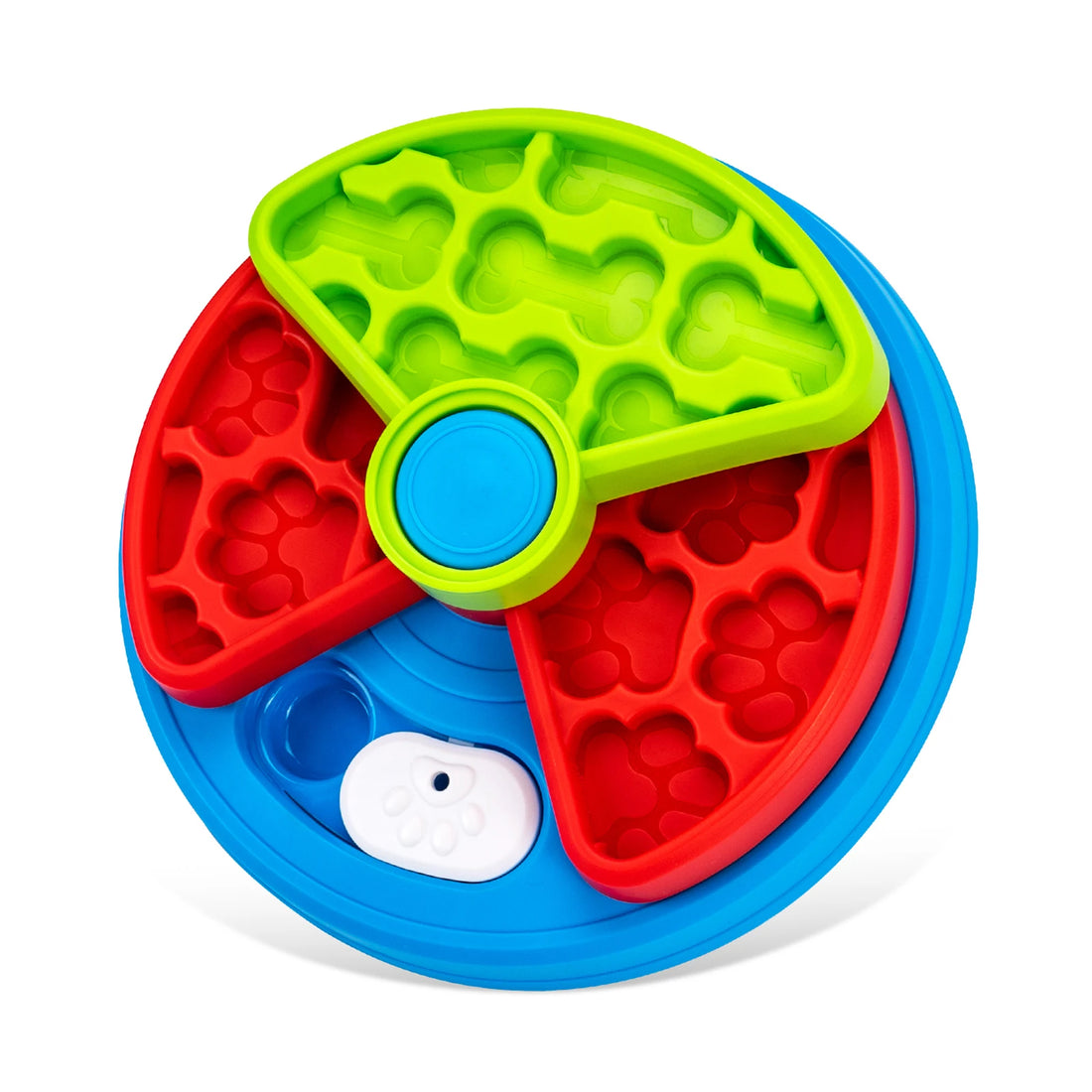 2-Layers Dog Puzzle Toys Slow Feeder Food Dispenser Interactive Increase Puppy IQ Anti-Choking Tableware Dog Licking Plates