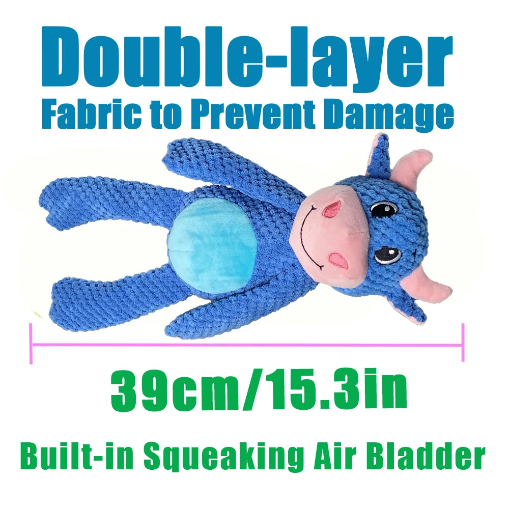 Durable Interactive Plush Dog Toy Soft Large Companion Toy for Small Medium Large Dogs
