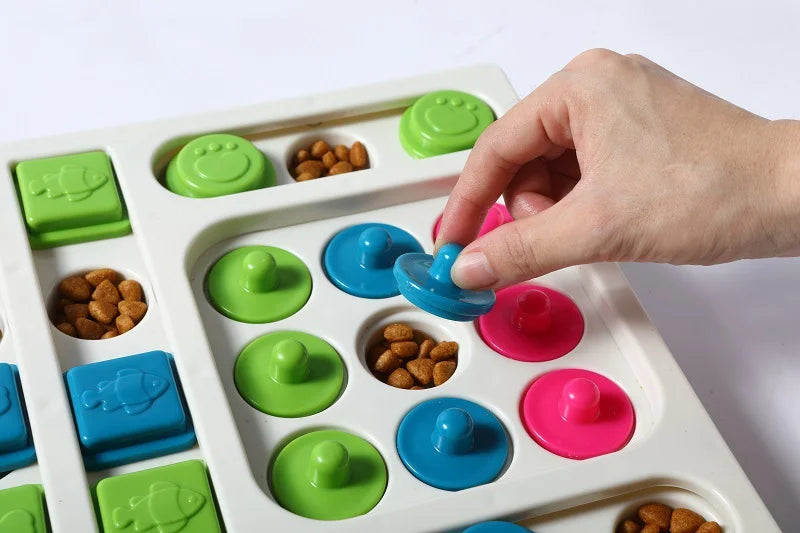 Dog Puzzle Toys Slow Feeder Interactive Increase Puppy IQ Food Dispenser Slowly Eating NonSlip Bowl Pet Cat Dogs Training Game