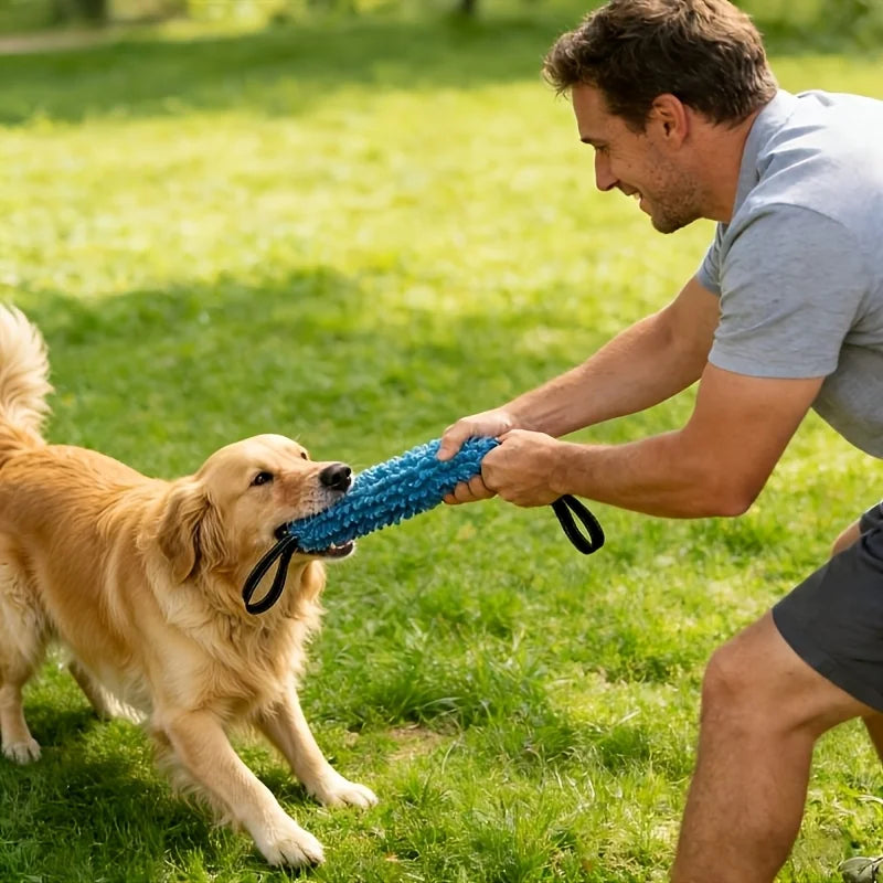 Dog Tug Toy Durable Rope Chew Toy Interactive Training Toy Pet Dental Cleaning Toy for Small Medium Dogs Puppy Pet Supplies