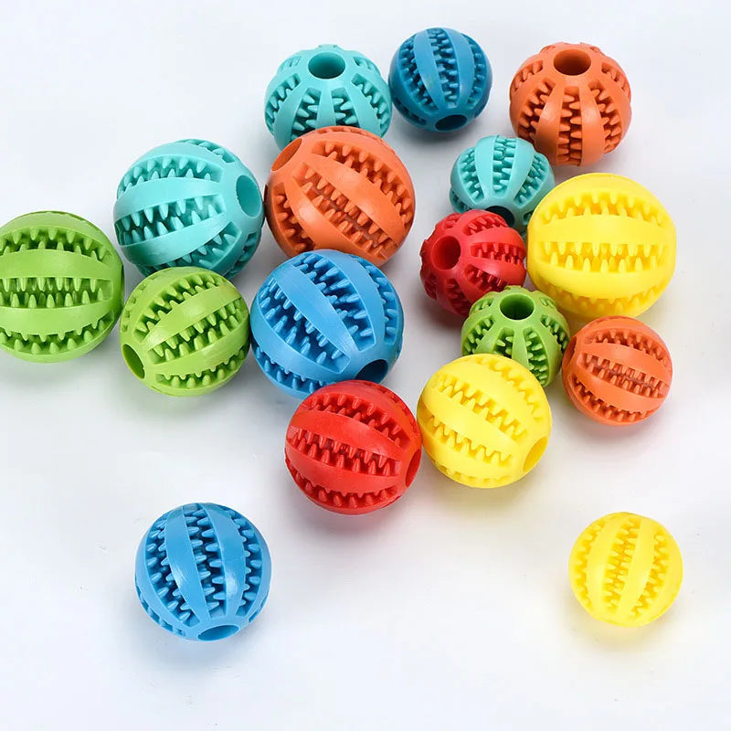 Dog Treat Toy Ball Dog Tooth Cleaning Toy Interactive Dog Toys Treat Dispensing Ball Dental Care Toy Cognitive dog toy Chew Toys