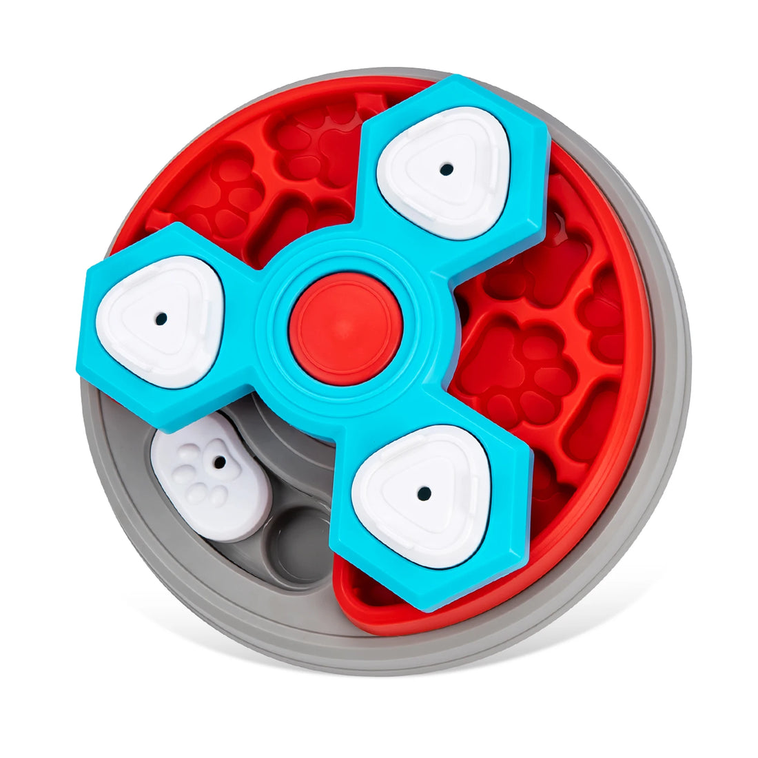 2-Layers Dog Puzzle Toys Slow Feeder Food Dispenser Interactive Increase Puppy IQ Anti-Choking Tableware Dog Licking Plates