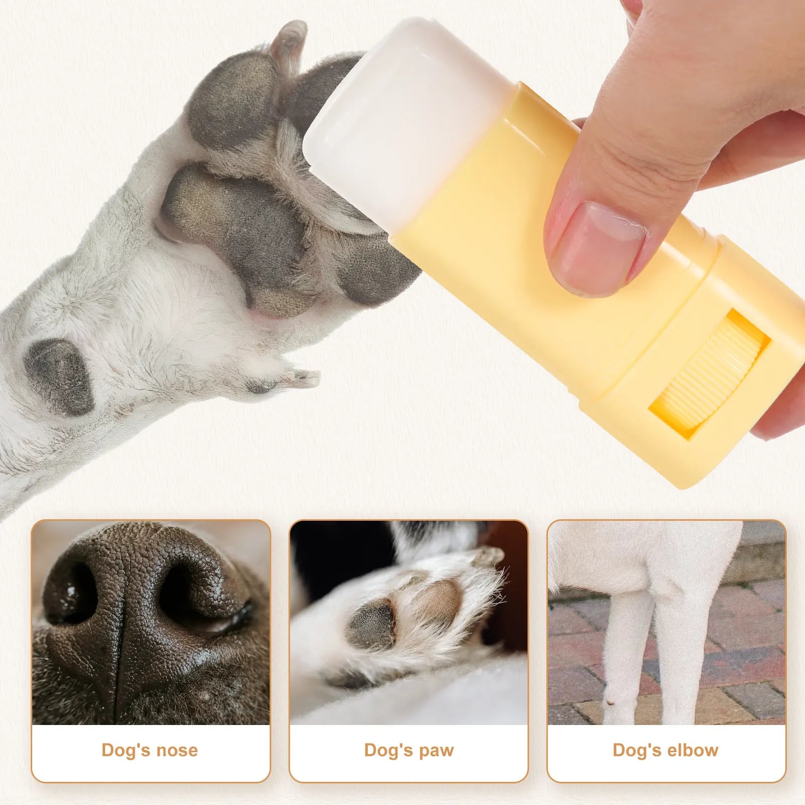 Dog Paw Balm Professional Pet Paw Cream for Cracked Paws Nose Mouth Portable Moisturizer for Dogs Cats Dog Foot Moisturizer