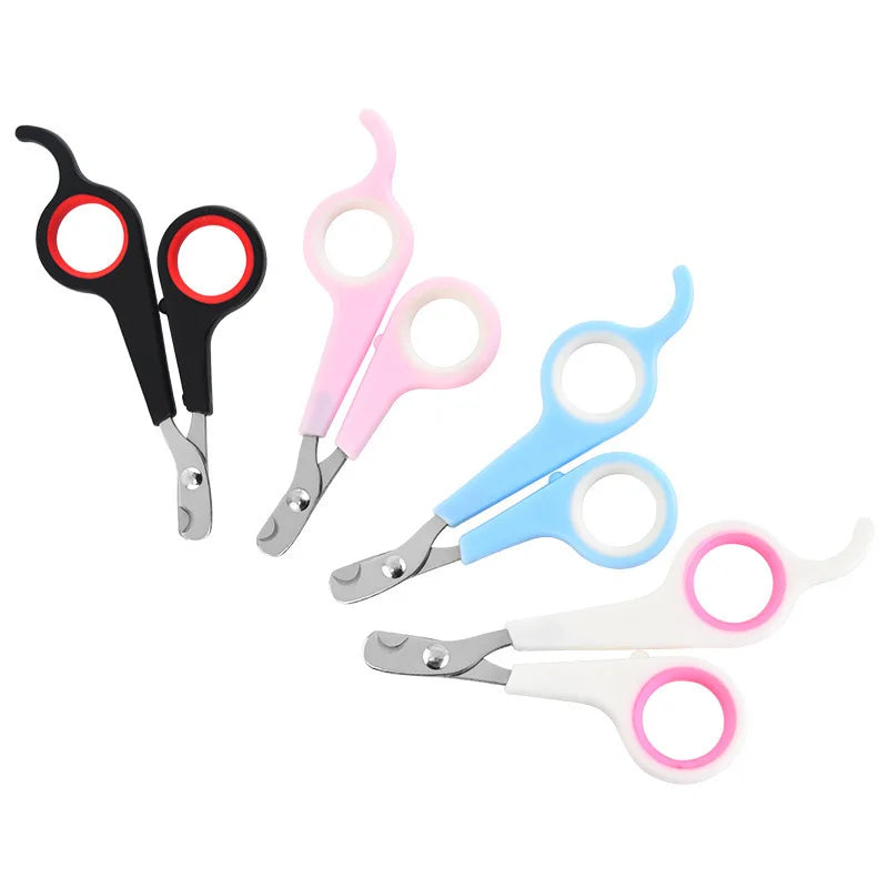 5Pcs Pet Nail Clippers for Dogs Cats Birds Parrot Guinea Pig Claw Trimmer Scissors Shear