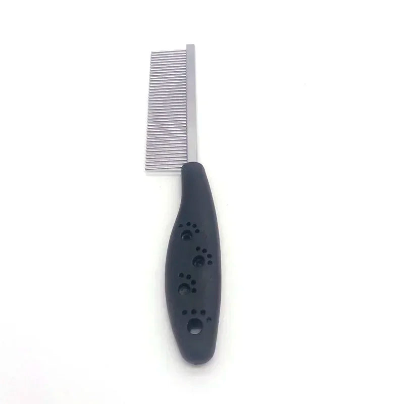 Stainless Steel Pet Dog Comb for Dogs Cats Hair Removal Single Row Straight Comb Puppy Hair Grooming Tool Pet Products
