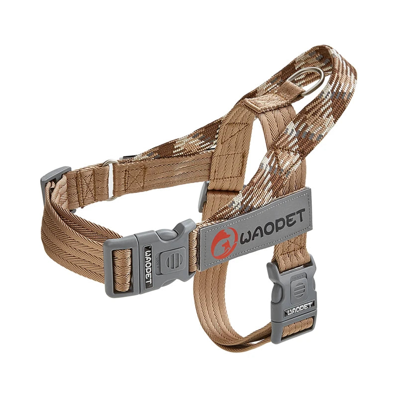Walking Dog Harnesses For Heavy Medium Large Dogs Creative Design Flat Rope Durable Nylon Dog Rope No Pull Harness Pet Supplies