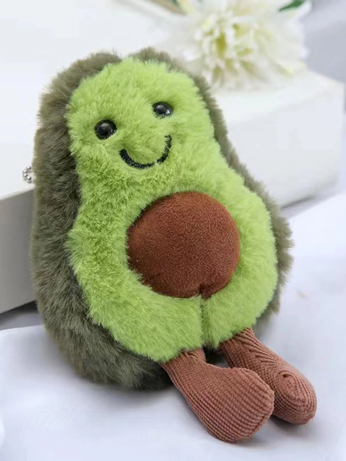 A Cute Avocado Pet Plush Toy, Suitable for Daily Companionship of Small and Medium-Sized Dogs