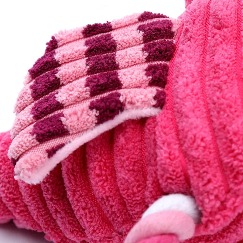 Animal Shape Squeaky Toys Plush Dog Toy Cute Bite Resistant Corduroy Dog Toys for Small Large Dogs Puppy Accessories Pet Product
