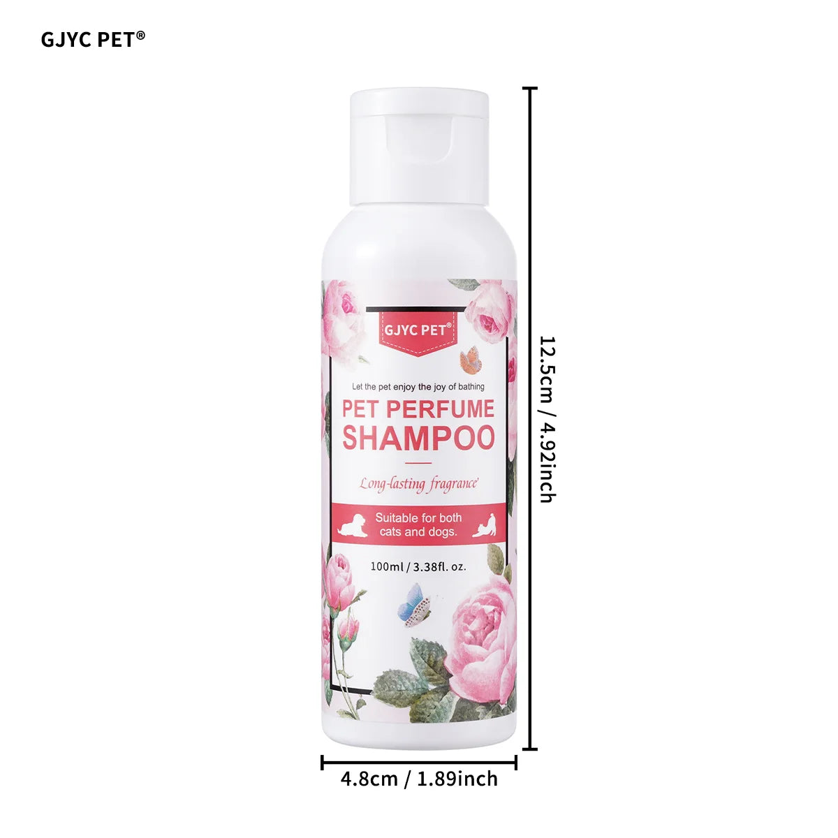 Perfumed Pet Shampoo for Dogs Cats | Natural Long Lasting Fragrance Odor Control PH Balanced for Sensitive Skin Daily Grooming