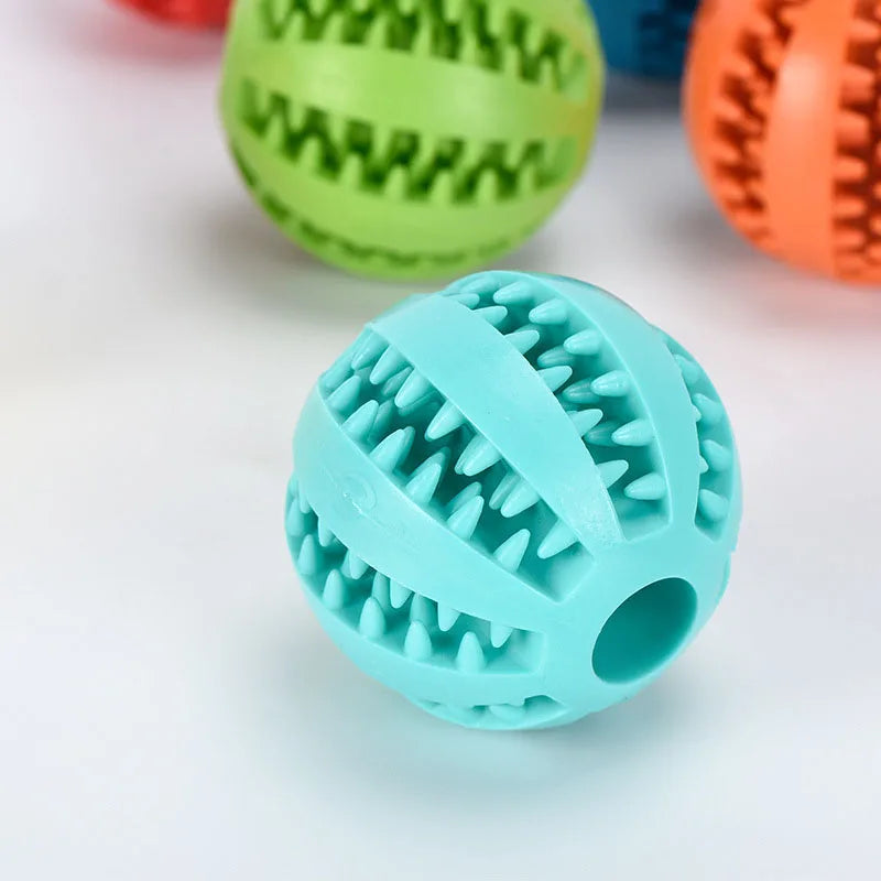 Dog Treat Toy Ball Dog Tooth Cleaning Toy Interactive Dog Toys Treat Dispensing Ball Dental Care Toy Cognitive dog toy Chew Toys
