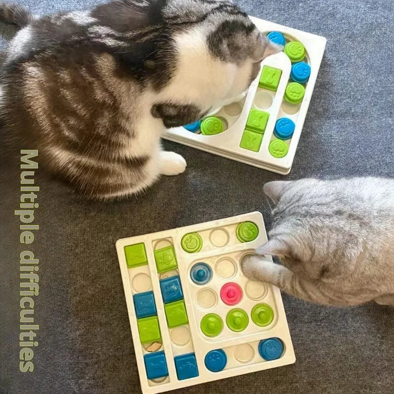 Dog Puzzle Toys Slow Feeder Interactive Increase Puppy IQ Food Dispenser Slowly Eating NonSlip Bowl Pet Cat Dogs Training Game