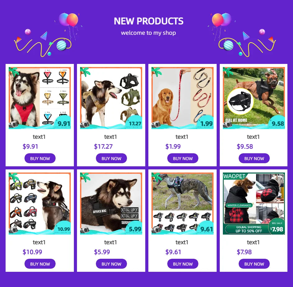 Walking Dog Harnesses For Heavy Medium Large Dogs Creative Design Flat Rope Durable Nylon Dog Rope No Pull Harness Pet Supplies