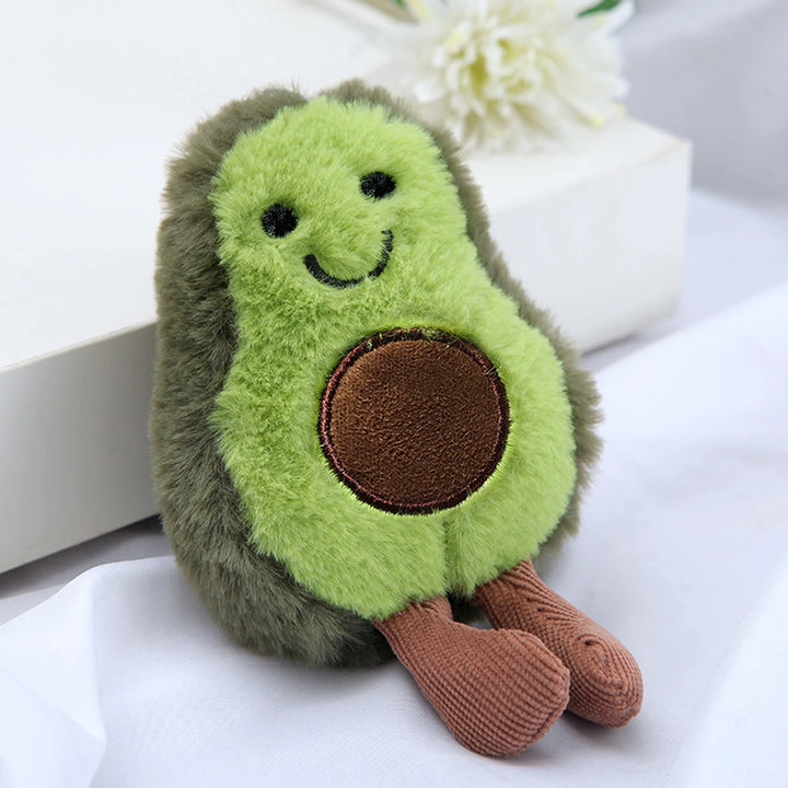 A Cute Avocado Pet Plush Toy, Suitable for Daily Companionship of Small and Medium-Sized Dogs