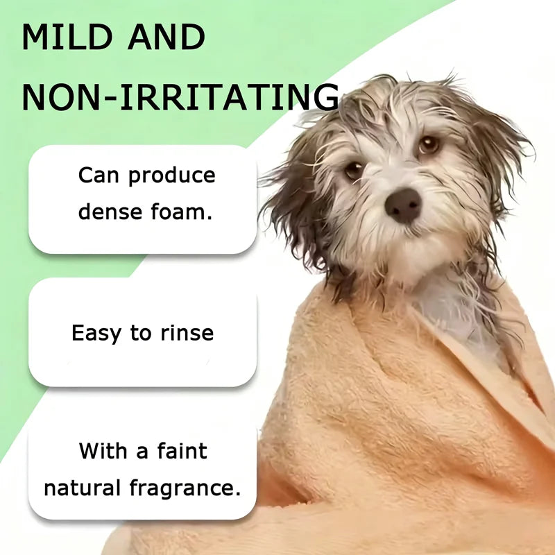 4-in-1 Calming Pet Shampoo Conditioner Cleans, Conditions, Detangles, Moisturizes. Spa-Like Care. Thick Lather Fluffy Smooth. 150g