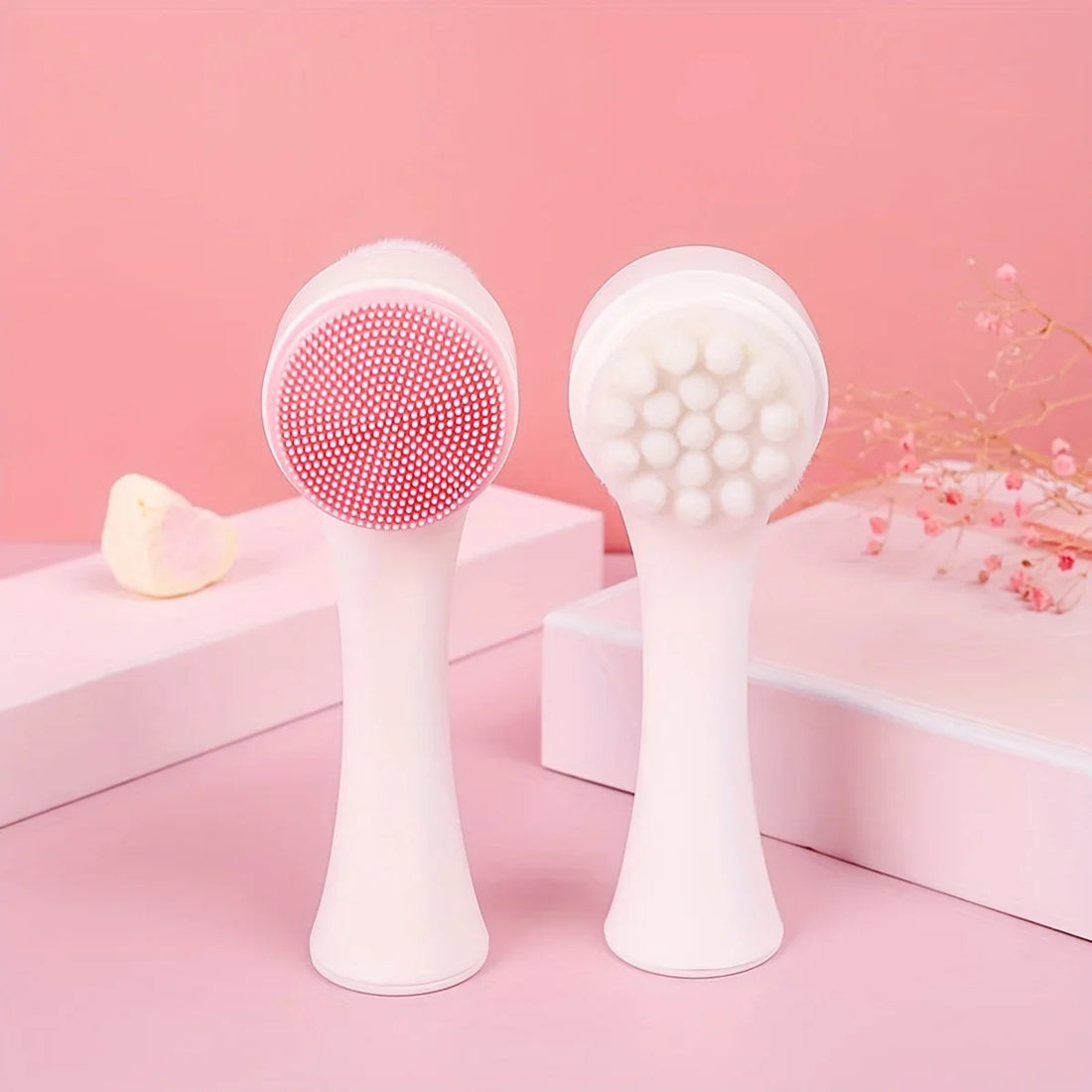 1pc- Silicone Pet Paw Cleaner & Massage Brush Dual Sided Dog Grooming Tool For Healthy Coats And Claws Pet Cleaning Tools