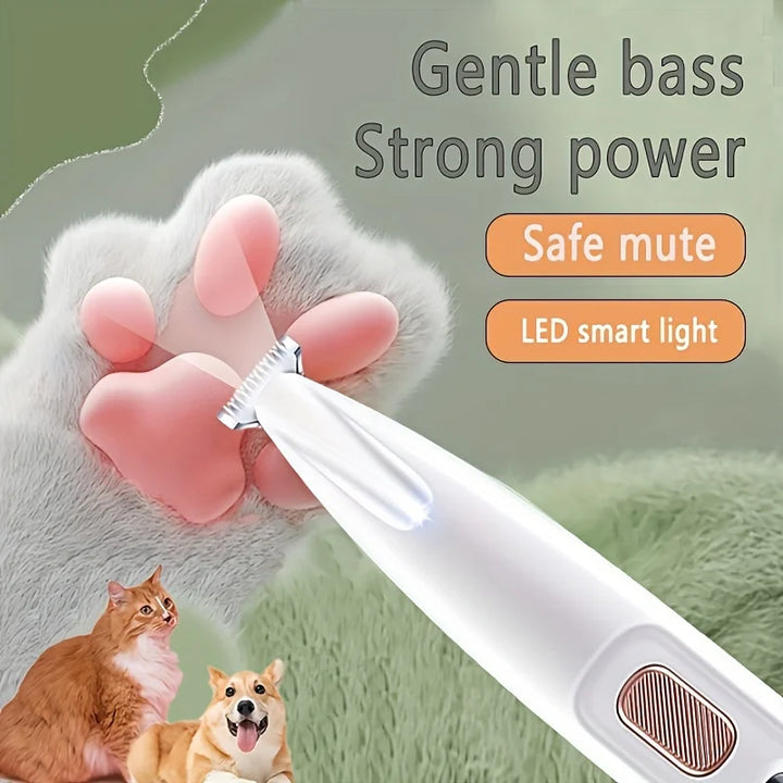 Professional Electric Pet Grooming Scissors, Quiet and Gentle Operation, Cordless Dog and Cat Hair Trimmer