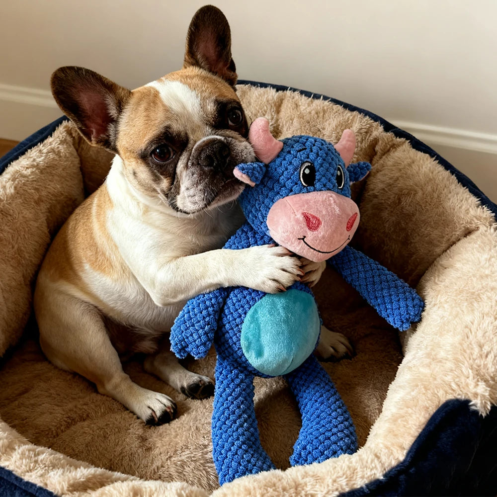Durable Interactive Plush Dog Toy Soft Large Companion Toy for Small Medium Large Dogs