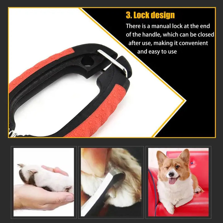 SU 1Pcs Stainless Steel Grooming Scissors Clippers Professional Pet Dog Nail Clipper Cutterfor Animals Dogs Cats Rabbit