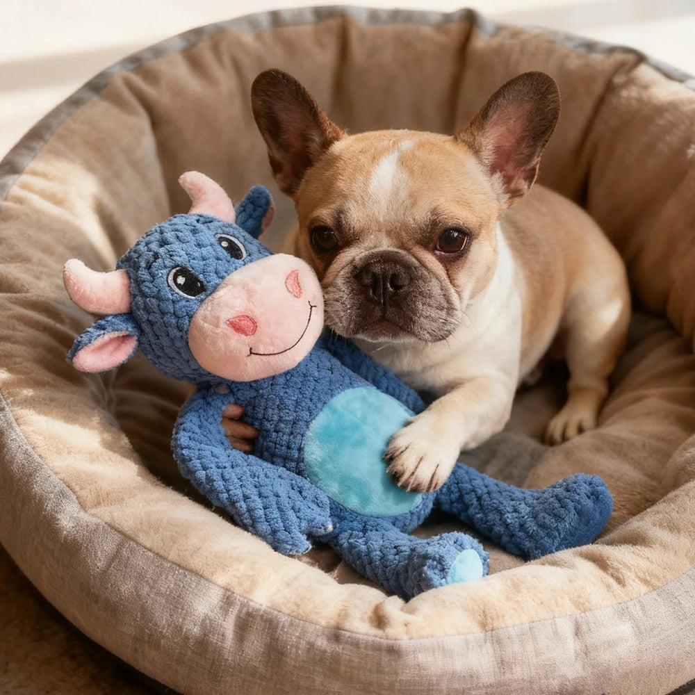 Durable Interactive Plush Dog Toy Soft Large Companion Toy for Small Medium Large Dogs