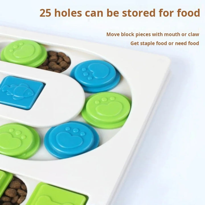 Dog Puzzle Toys Slow Feeder Interactive Increase Puppy IQ Food Dispenser Slowly Eating NonSlip Bowl Pet Cat Dogs Training Game