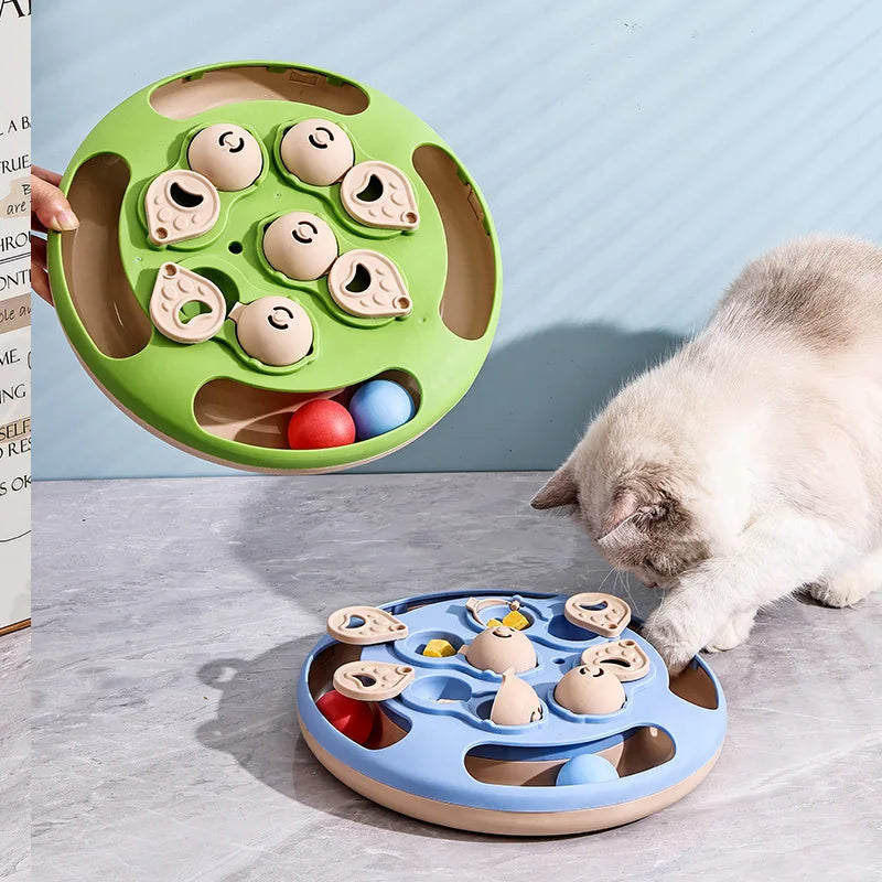 Dog Puzzle Toy & Pet Feeder - Treat Dispensing Toy for IQ Training, New Arrival, Ideal for Small/Medium Dogs