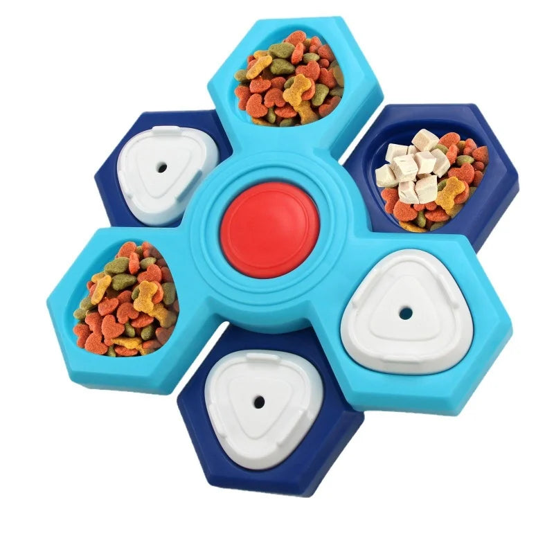 Dog Puzzle Toys Interactive Dog Training Slow Feeder Tray Anti‑Choking Boredom Relief Pet Feeding Supplies for Small Medium Dogs