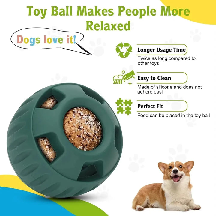 Treat Tray For Pupsicle Silicone Mold for Dog Treats Reusable Long-lasting Interactive Dog Toys For Boredom Dog's Birthday Gift