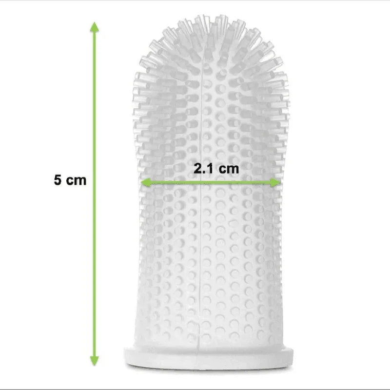 Dog Super Soft Pet Finger Toothbrush Teeth Cleaning Breath Care Nontoxic Silicone Tooth Brush Cat Dog Toothbrush Pet Products