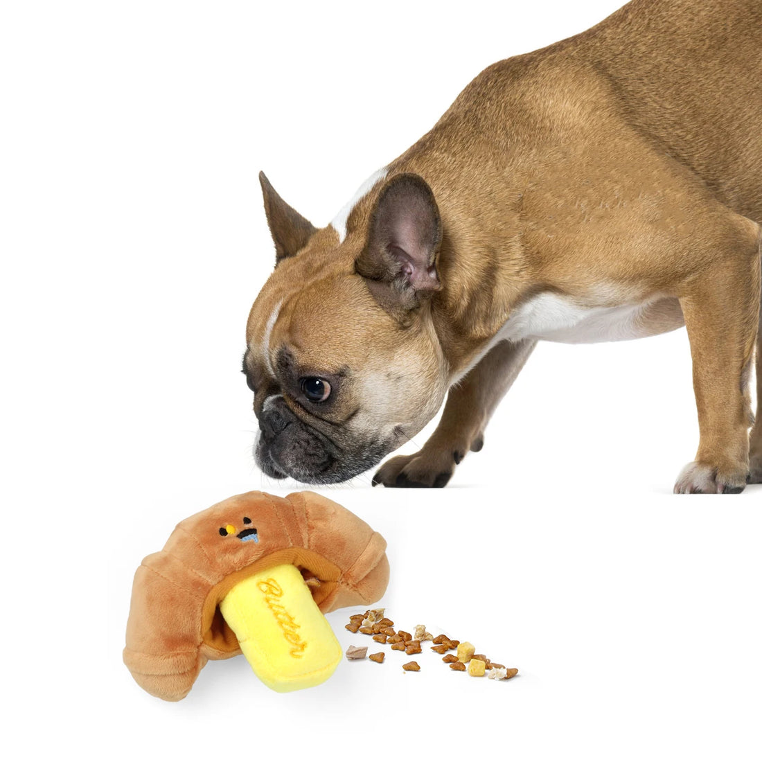 Croissant Toy For Pet Dogs Plush Relieve Boredom Dog Toys Chew Cleaning Teeth Breed Puppy Aggressive Chewers Puppy Player