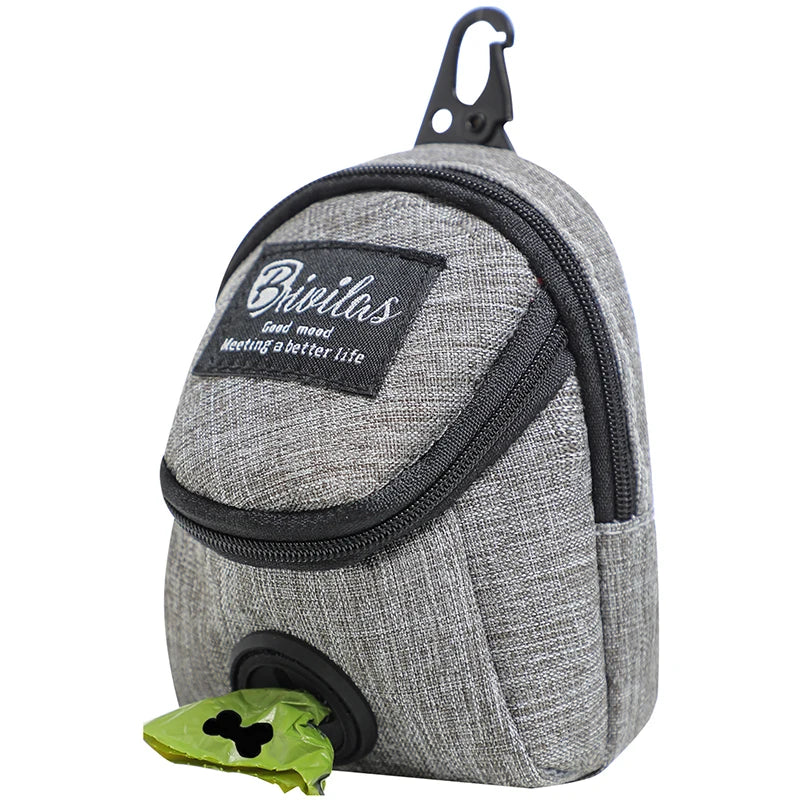 Pet Dog Treat Pouch Portable Multifunction Dog Training Bag Outdoor Travel Dog Poop Bag Dispenser Durable Pet Accessories