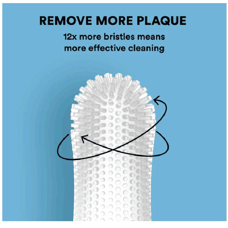 Dog Super Soft Pet Finger Toothbrush Teeth Cleaning Breath Care Nontoxic Silicone Tooth Brush Cat Dog Toothbrush Pet Products