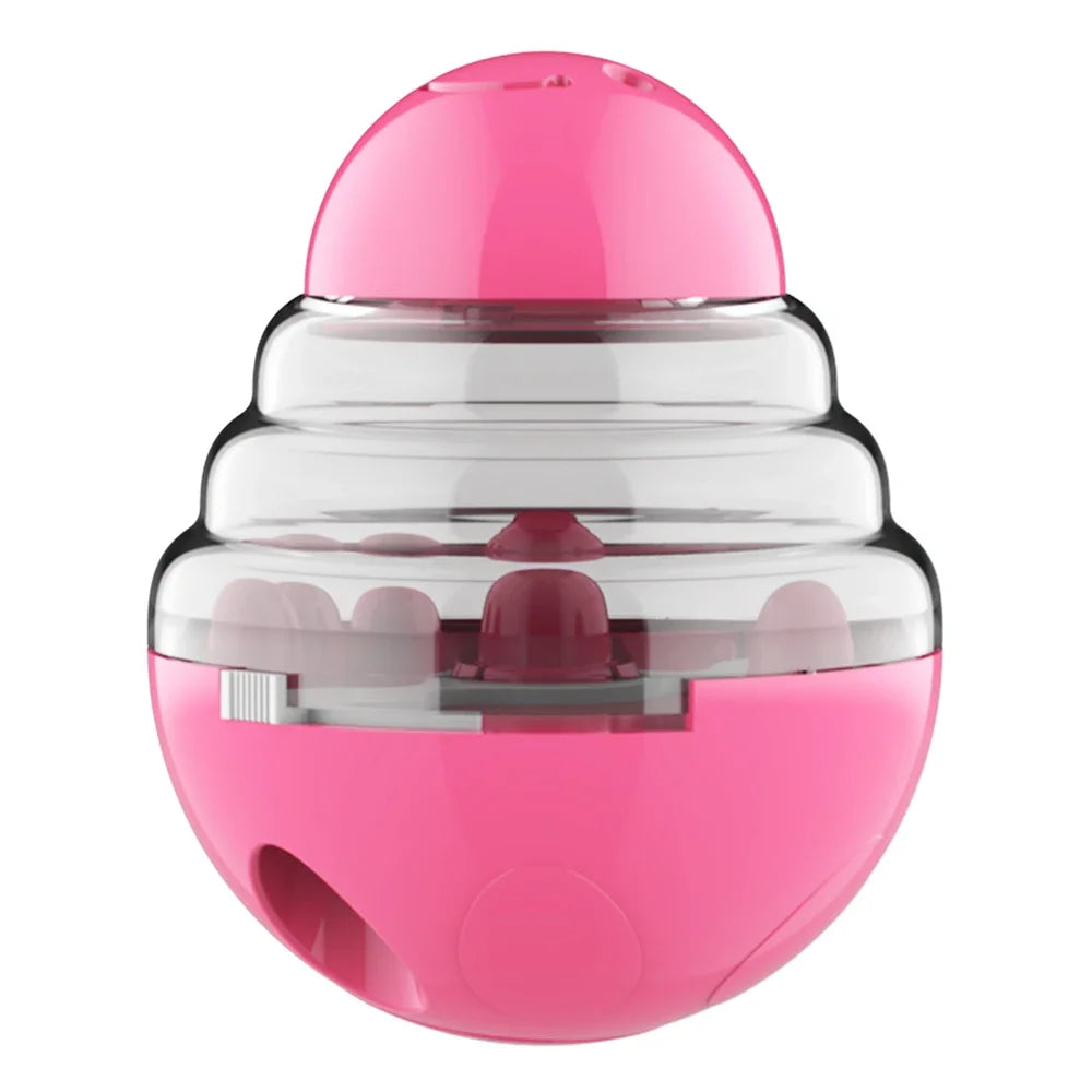 Dog Toy Treat Dispenser For Small Big Dogs Interactive Shaking Leakage Food Container Increases IQ Tumbler Pet Track Rolling Toy