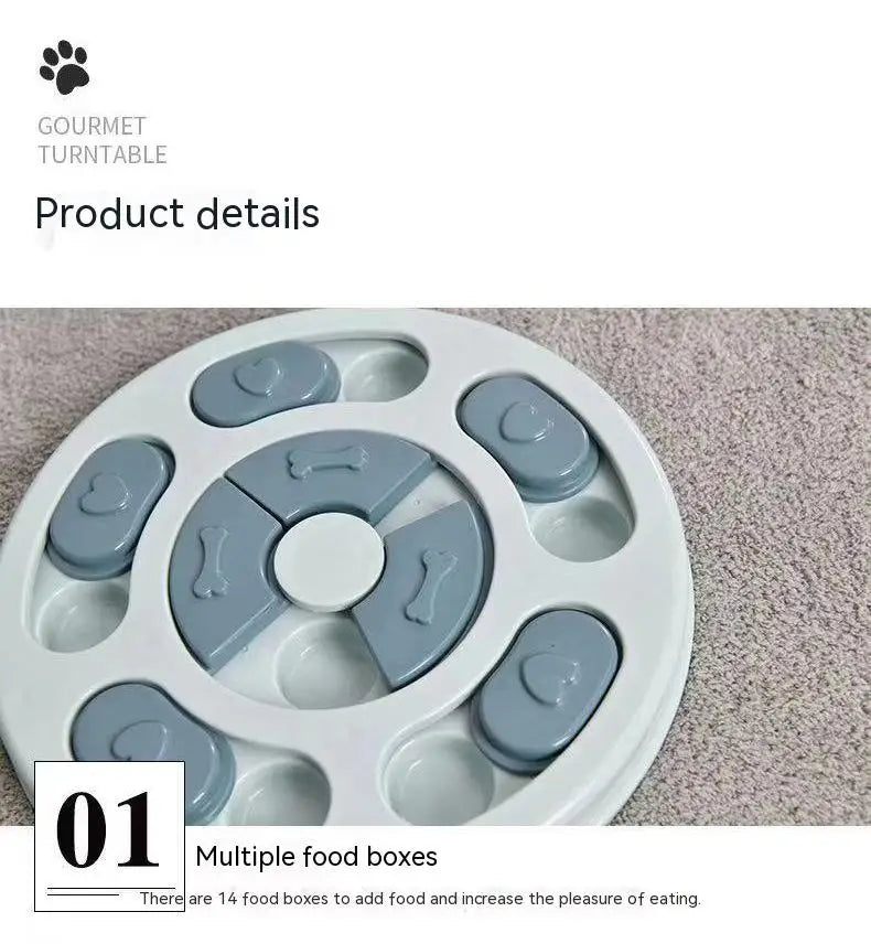Dog Toys Puzzle Slow Feeder Interactive Increase Puppy IQ Food Dispenser Slowly Eating NonSlip Bowl Pet Cat Dogs Training Game