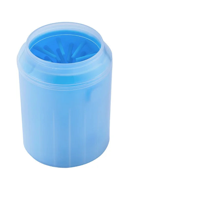Portable Pet Paw Cleaner Soft Silicone Foot Washer with Cleaning Brush Dog Towel Bucket - Efficient Pet Cleaning Supplies