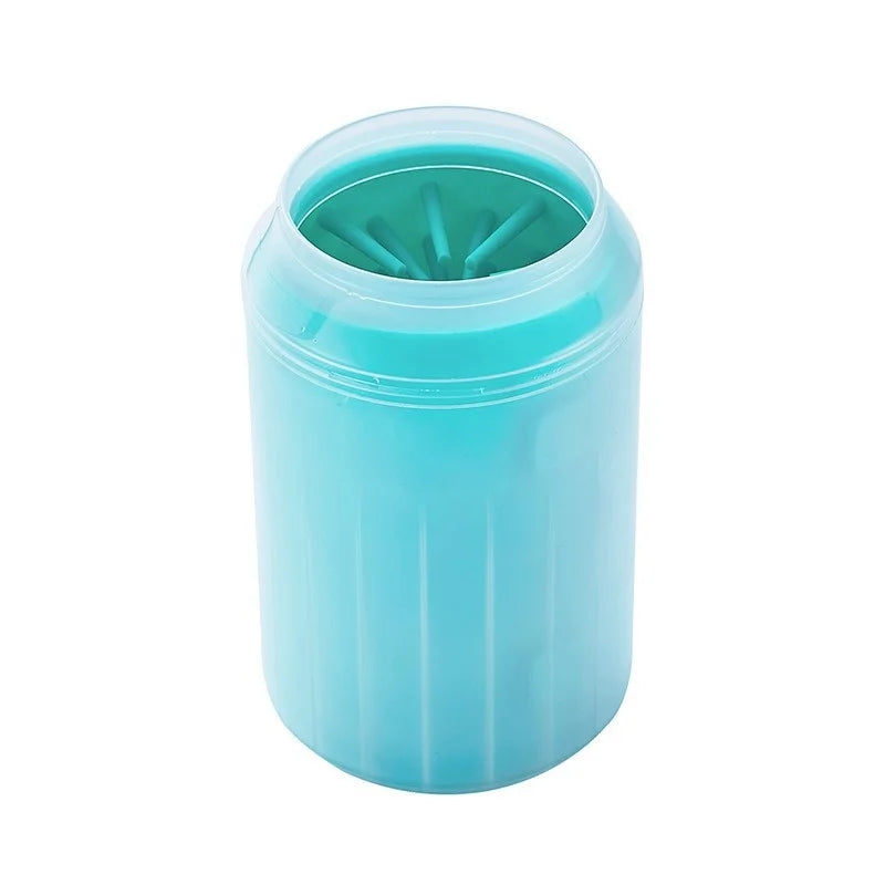Portable Pet Paw Cleaner Soft Silicone Foot Washer with Cleaning Brush Dog Towel Bucket - Efficient Pet Cleaning Supplies