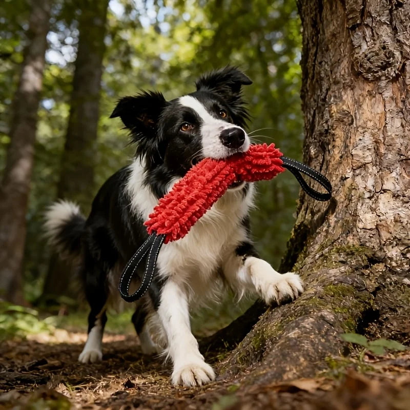 Dog Tug Toy Durable Rope Chew Toy Interactive Training Toy Pet Dental Cleaning Toy for Small Medium Dogs Puppy Pet Supplies