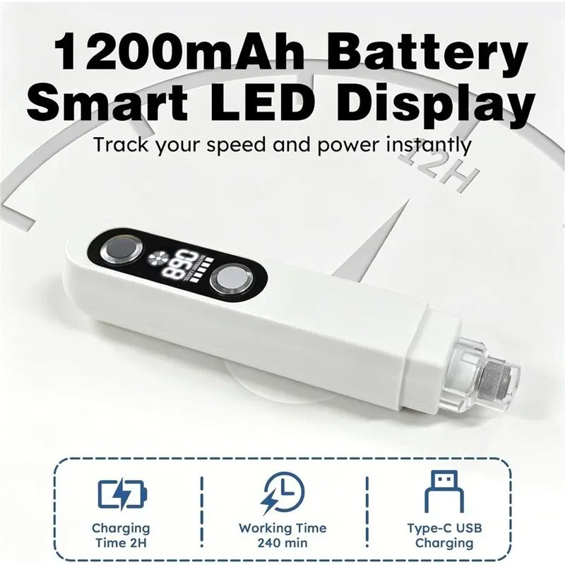 ABKO-5-Speed Dog Nail Grinder With LED Lights & Smart LED Screen