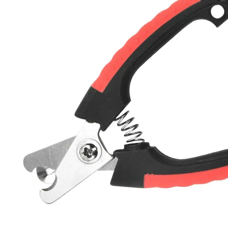 SU 1Pcs Stainless Steel Grooming Scissors Clippers Professional Pet Dog Nail Clipper Cutterfor Animals Dogs Cats Rabbit