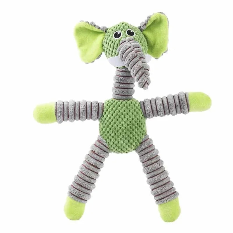 Plush Dog Toy, Cute Stuffed Animal Toy for Small Medium Dogs, Teething Chew Toy for Puppy, Interactive Playmate, Reduces Anxiety