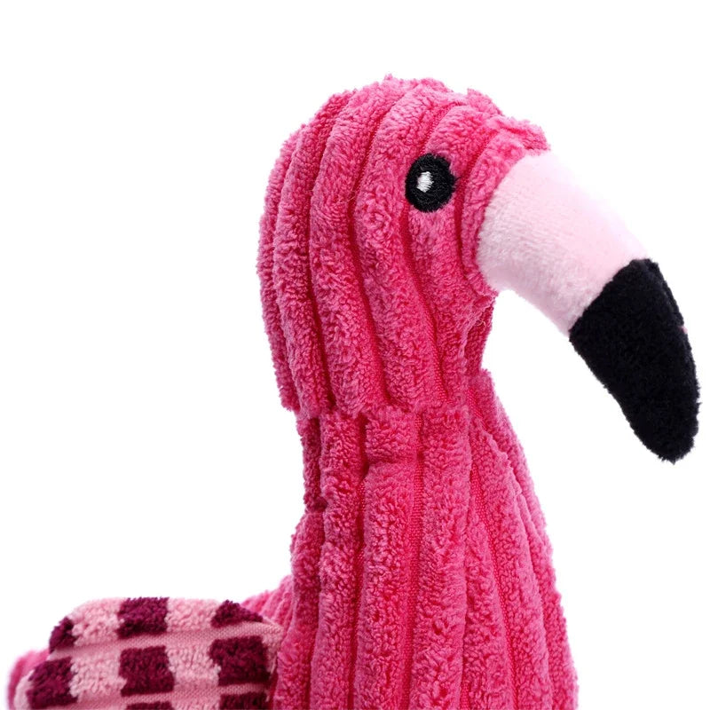 Animal Shape Squeaky Toys Plush Dog Toy Cute Bite Resistant Corduroy Dog Toys for Small Large Dogs Puppy Accessories Pet Product