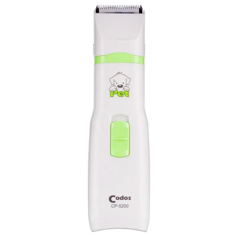 2-in-1 Pet Hair Trimmer and Nail Grinder Ceramic Blade Grooming Clippers for Dogs and Cats with Nail Cutter Hair Cutting Machine