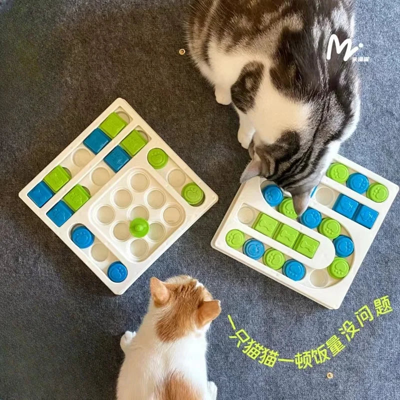 Dog Puzzle Toys Slow Feeder Interactive Increase Puppy IQ Food Dispenser Slowly Eating NonSlip Bowl Pet Cat Dogs Training Game