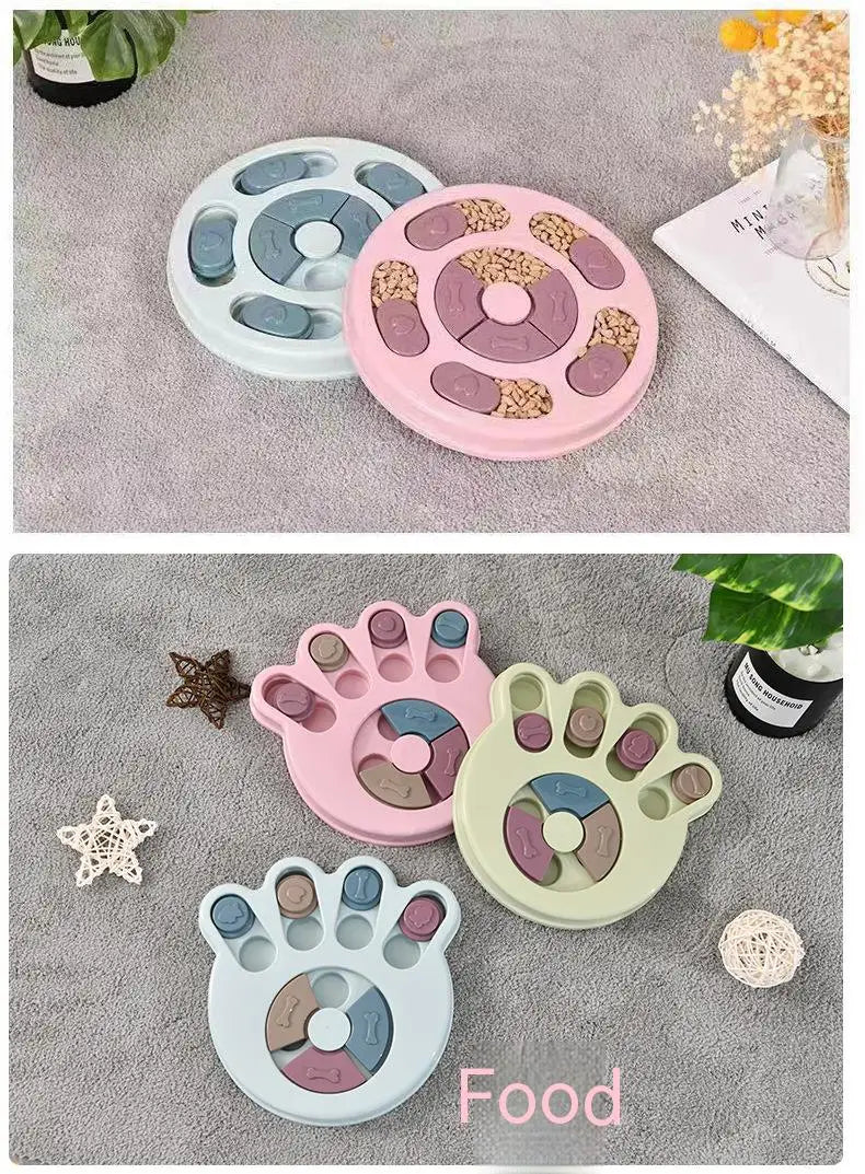Dog Toys Puzzle Slow Feeder Interactive Increase Puppy IQ Food Dispenser Slowly Eating NonSlip Bowl Pet Cat Dogs Training Game
